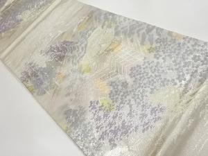 リサイクル　清水寺模様織出し袋帯